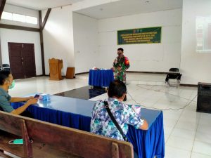 Satgas TMMD Beri Penyuluhan Wawasan Kebangsaan Masyarakat Desa Danti