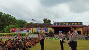 61 Calon Siswa dapat Bimbingan dan Motivasi dari Kapolres Labuhanbatu