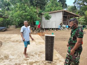Warga Merasa Bangga, TMMD Bisa Berikan Penerangan Jalan