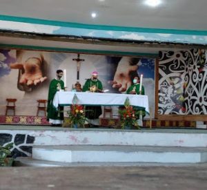 Gereja Katedral Sanggau Gelar Misa Pertama sejak Tutup Pandemi Covid-19