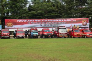 Libatkan Masyarakat Peduli Api, Polda Kalbar Cek Kekuatan Antisipasi Karhutla