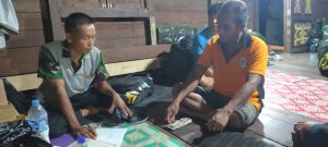 Serda Masadi Ajari Warga Hidup Sehat di Lokasi TMMD Kodim Ketapang