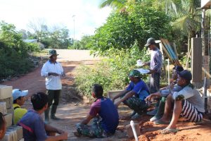 Breafing Awali Bekerja di Lokasi TMMD Kodim Ketapang