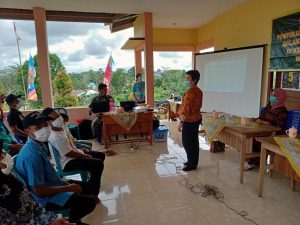Penyuluhan KB Program Non Fisik TMMD ke-108 Kodim Singkawang