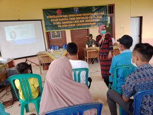 Ajak Masyarakat Hidup Sehat, Satgas TMMD Gelar Penyuluhan KB Kesehatan