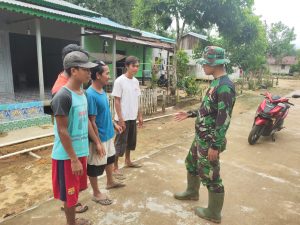 Satgas TMMD Kodim Ketapang Sosialisasi Pendafaran TNI