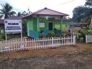 Dansatgas TMMD Kodim Singkawang Komsos Bersama Kades Danti