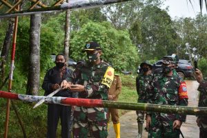 Tim Wasev Mabes TNI Kunjungi Lokasi TMMD Kodim Ketapang