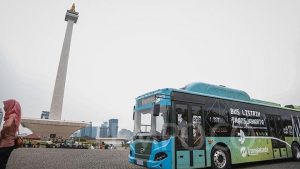 Bus Listrik Transjakarta Balai Kota – Blok M Diuji Coba Hari Ini