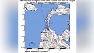 Dua Gempa Pagi Ini: Dalam di Jepara, Dangkal di Donggala