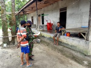 Babinsa Tinjau Desa Binaan usai kembali dari TMMD Kodim Ketapang