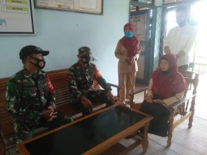 Gunakan dan Jaga Hasil Karya TMMD,  Koramil Tumbang Titi Koordinasi dengam Pemdes Beringin Rayo