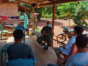 Usai TMMD Kodim Ketapang Tugas Babinsa Menanti