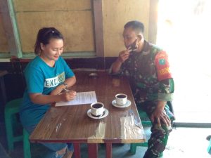 Usai TMMD Kodim Ketapang, Babinsa Cek Permasalahan di Desa Beringin Rayo