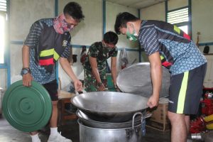 Serka Andi Fadilla Pastikan Alkap daput Lengkap Pasca TMMD Kodim Ketapang