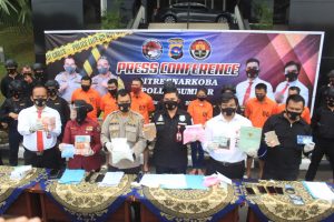 Ribuan Butir Pil Ekstasi dan 2 Kilogram Sabu Diamankan satuan Direktorat Narkoba Polda Sumbar