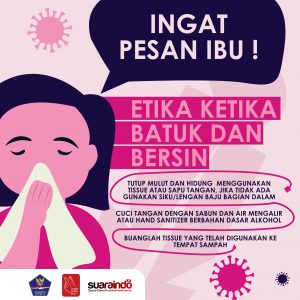 [INFOGRAFIS] Ini Etika saat Batuk dan Bersin