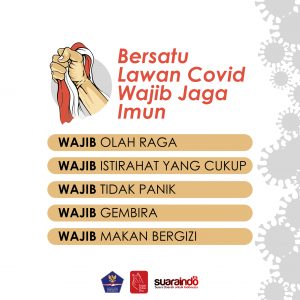 [INFOGRAFIS] Yuk! Jaga Imun Kita Lawan Covid-19