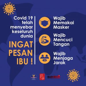 [INFOGRAFIS] Ingat Pesan Ibu Patuhi 3 M