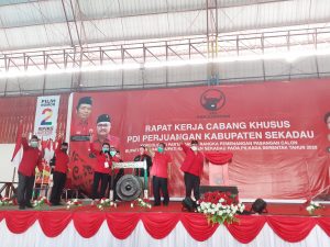 PDIP Sekadau Gelar Rakercabsus, Karolin: Menangkan Rupinus-Aloysius