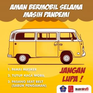 [INFOGRAFIS] Cara Aman Bermobil Selama Masih Pendemi