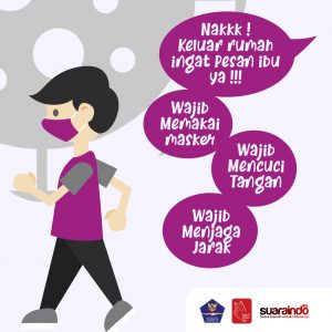 [INFOGRAFIS] Ingat Pesan Ibu Patuhi  Prokes 3 M