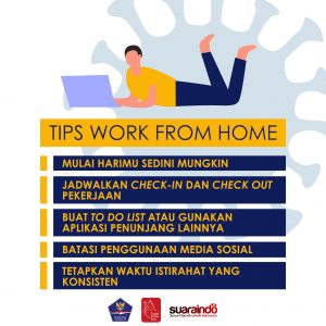 [INFOGRAFIS] Cegah Covid-19, Ini Tips Work From Home