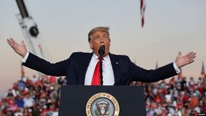 Sembuh dari Covid-19, Trump Kembali Berkampanye