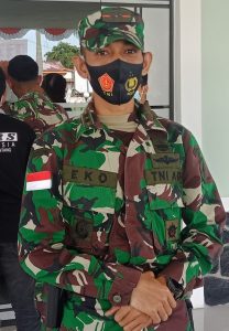 Dandim 1205 Sintang Ajak Tim TMMD Terapkan Prokes