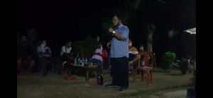 Kampanye di SP 13 Landau Kodah, Rupinus Bahas Soal Pemekaran Desa
