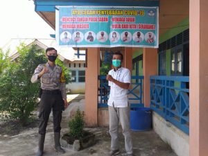 Sosialisasi Prokes, Bhabinkamtibmas Edukasi Warganya