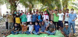 Aron Kampanye Dialogis di SP 2 Sopan Palangkan Desa Landau Kodah