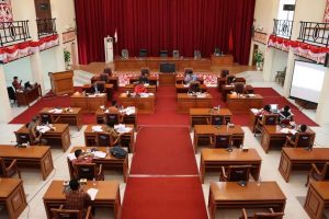 Tindaklanjuti Raperda Penyelenggaraan Bantuan Hukum Komisi A DPRD Landak Gelar Rapat Bersama Tim Eksekutif