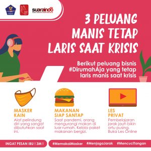 [INFOGRAFIS] Peluang Bisnis #DirumahAja Tetap Laris Manis saat Krisis