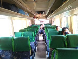 Imbas Covid-19,  Penumpang Bus Puspa Jaya di Lampung Utara Turun Drastis