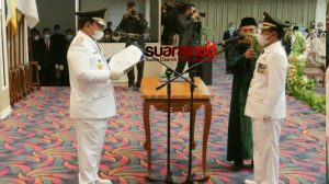 Gubernur Lampung Lantik Bupati Lampura, Ini Pesannya