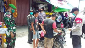 Cegah Covid-19, Gakum Kabupaten Sanggau kembali Lakukan di Kecamatan