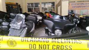 Seluruh Motor Gede Milik Rombongan Pengeroyok Prajurit TNI Diserahkan ke Polda Sumbar
