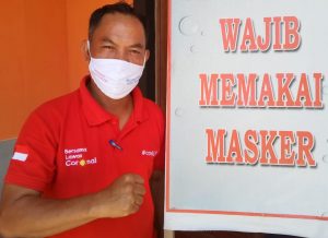 Kades Pusat Damai Ajak Masyarakat Tetap Konsisten Terapkan 3M