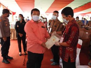 Satu Juta Sertifikat Tanah Dibagikan Secara Nasional, Heri Saman Minta Masyarakat Mamfaatkan Secara Baik