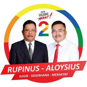 Yuk! Dukung Rupinus-Aloysius Pasangan Serasi, Ini Visi-Misinya