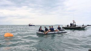 KNKT: Pesawat Sriwijaya Air Kemungkinan Pecah Ketika Jatuh ke Laut