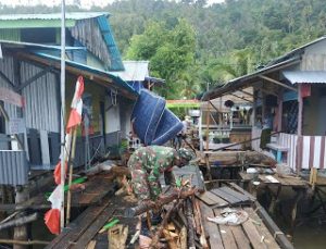 Puluhan Rumah Warga dan Penginapan Rusak Diterjang Gelombang di Pulau Lemukutan, Kalbar