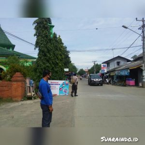 Polsek Cikedung Tertibkan Prokes, Mengantisipasi Penyebaran Covid-19