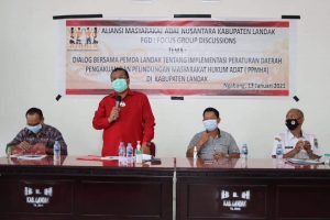 Ketua DPRD Landak Dukung Implementasi Perda PPMHA