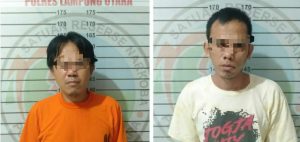 Pengguna dan Pengedar Sabu, Dua Warga Hulu Sungkai Dibekuk Polisi