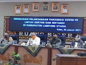 Pemkab Lampung Utara Siap Laksanakan Vaksinasi Covid-19