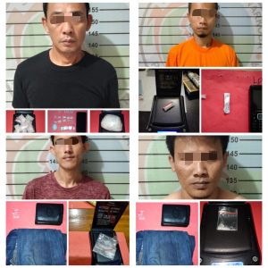 Empat Pelaku Penyalahgunaan Narkoba di Lampura Dibekuk, Satu Diantaranya Oknum ASN