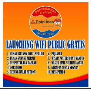 Bupati Sanggau Launching Wifi Gratis di 10 Titik