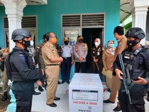 5.160 Vaksin Sinovac Tiba di Lampung Utara